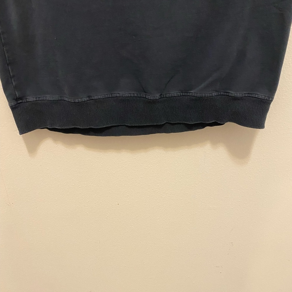 ALPHA Studios blue short sleeve top size medium good condition. Ribbed bottom - Picture 4 of 12
